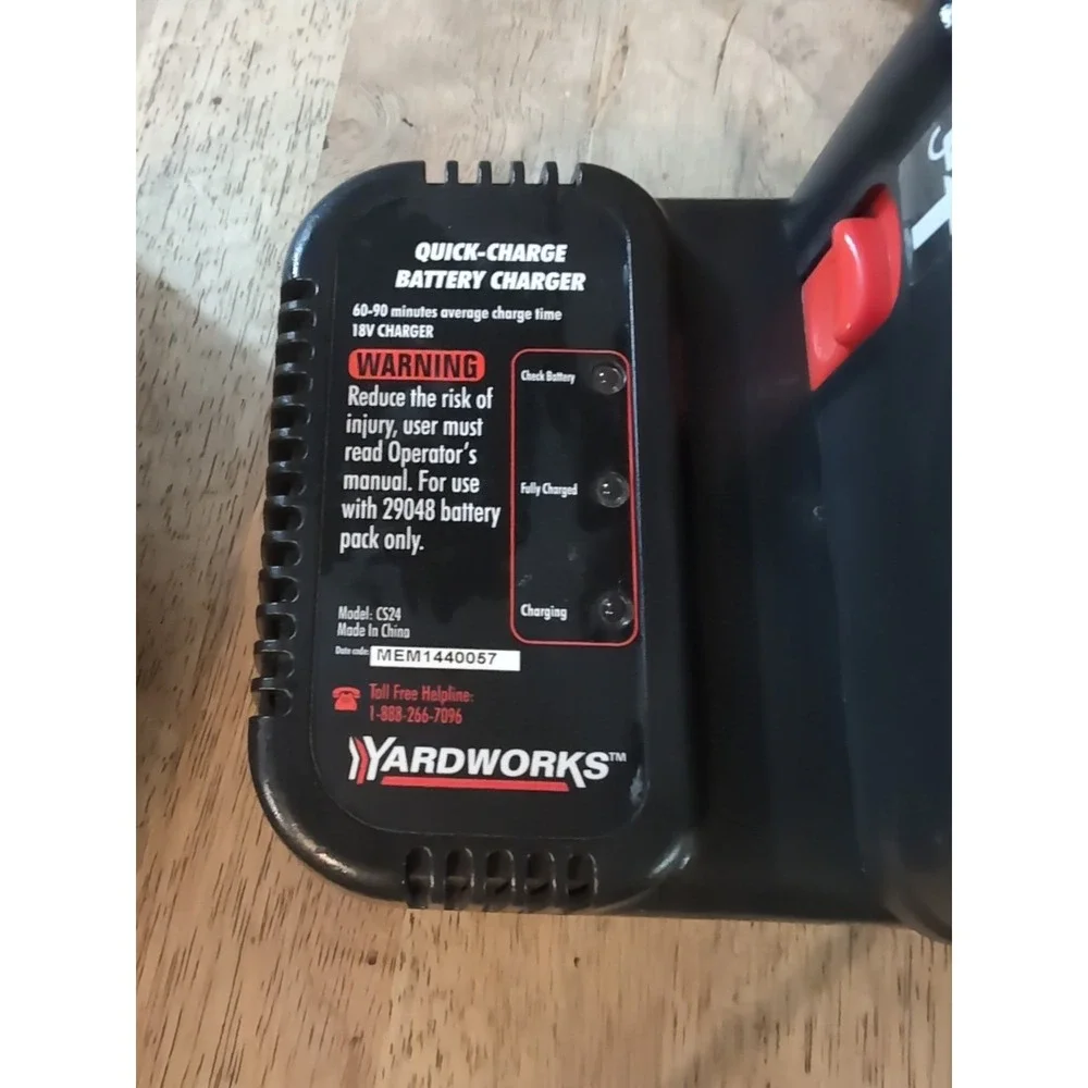 Yardworks‎ 18v Battery And Charger